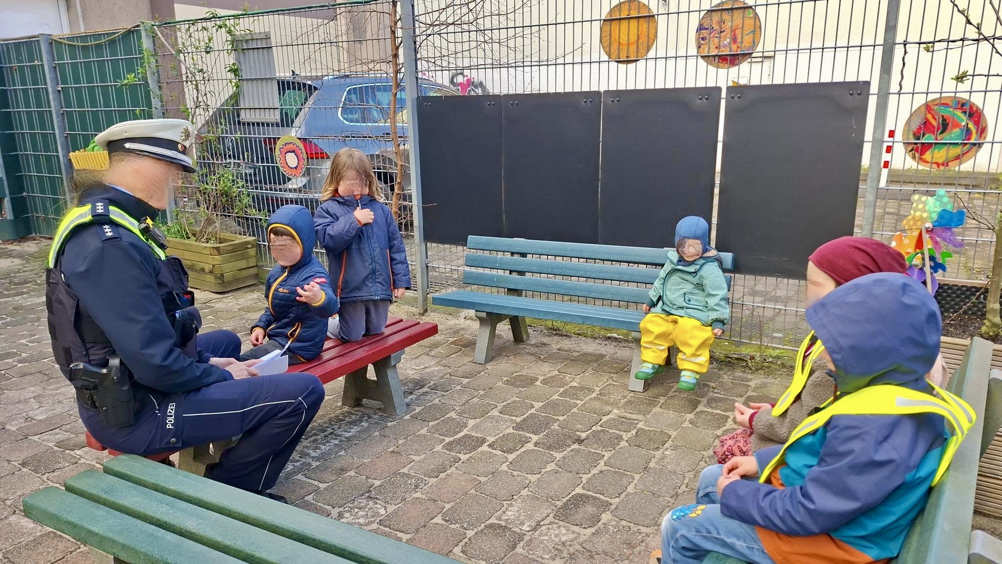 Besuch der Polizei in der Kita