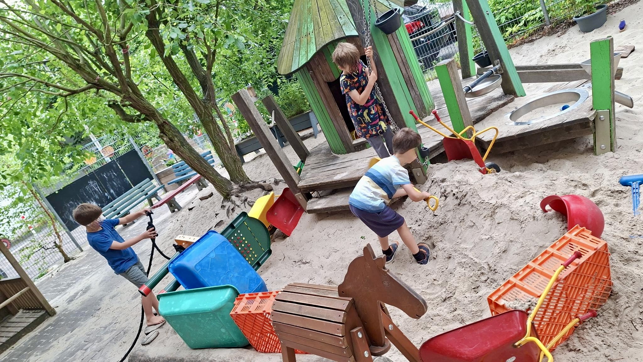 Spielwelten im Sandkasten
